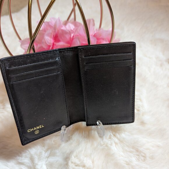 Chanel black leather wallet - Picture 4 of 6